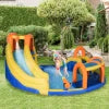 6-in-1 Kids Inflatable Castle with Slide & Pool - 750W
