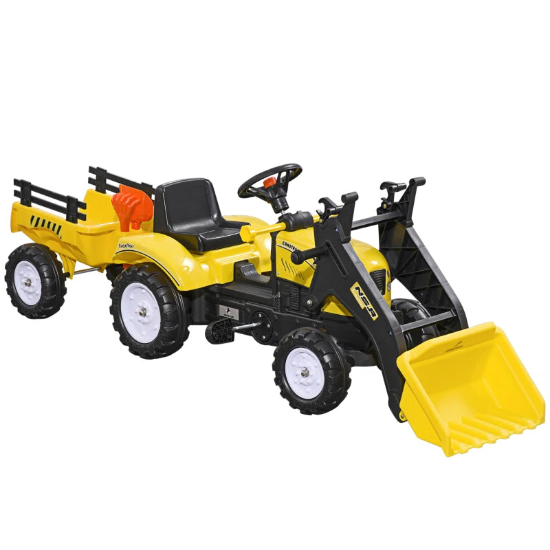 Kids Pedal Go Kart Excavator