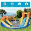 6-in-1 Kids Inflatable Castle with Slide & Pool - 750W