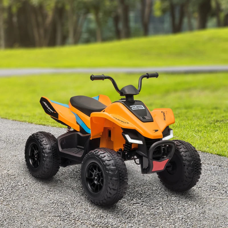 McLaren 12V Kids Quad Bike with Music & Lights, Ages 3-8