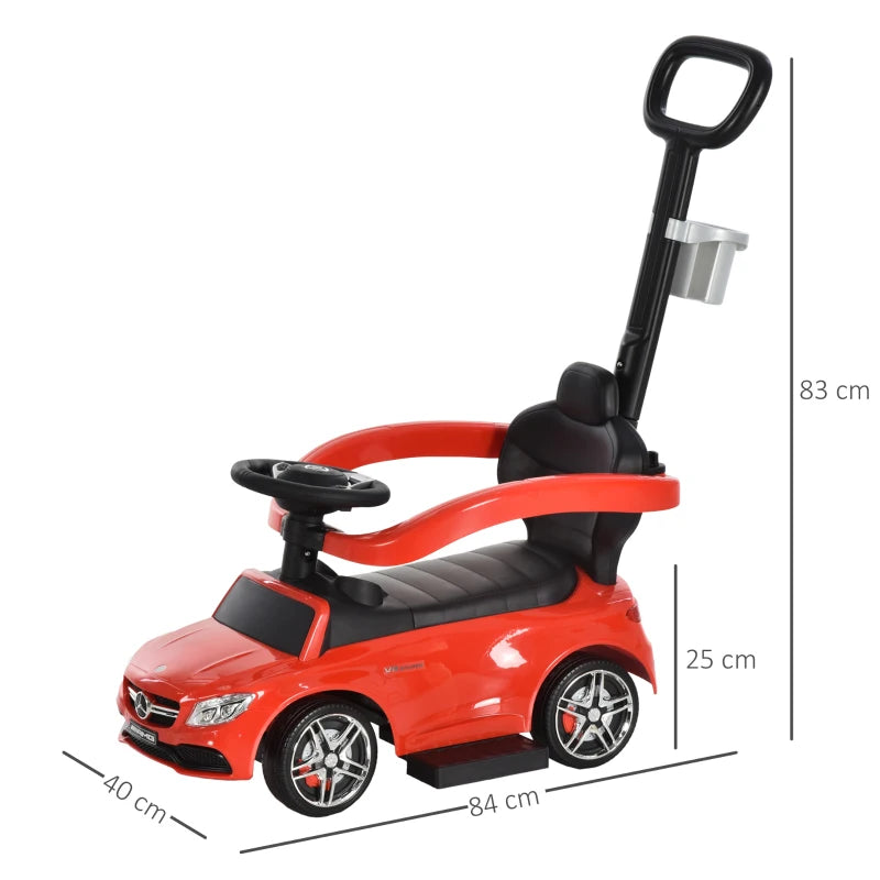 Licensed Mercedes-Benz Toddler Ride-On Push Car