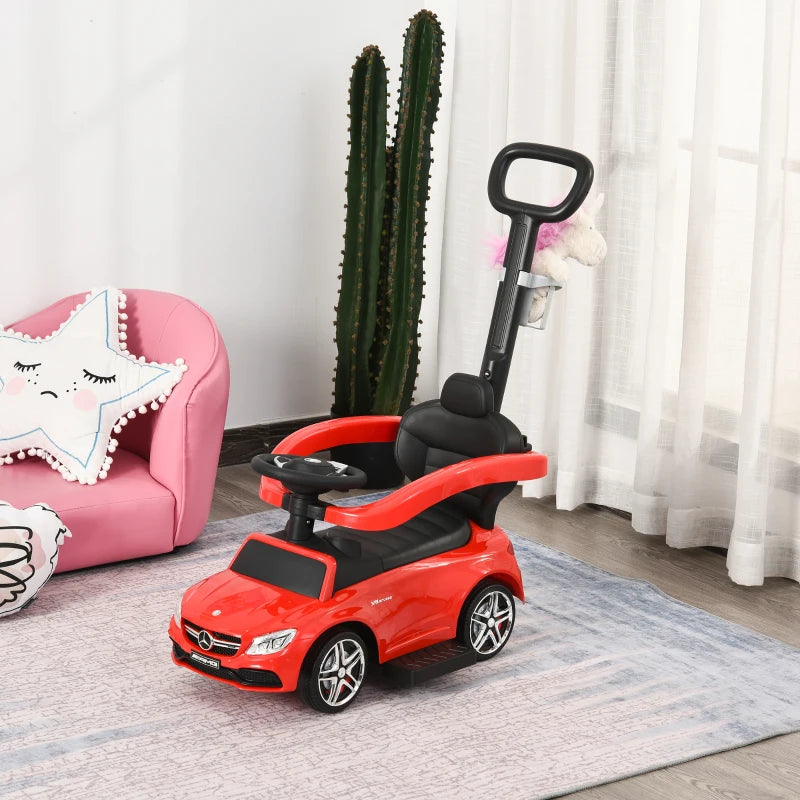 Licensed Mercedes-Benz Toddler Ride-On Push Car