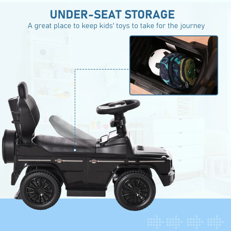 3-in-1 Kids Ride-On Push Car Walker with Horn & Steering