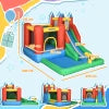 6-in-1 Kids Bouncy Castle with Slide, Pool & Blower