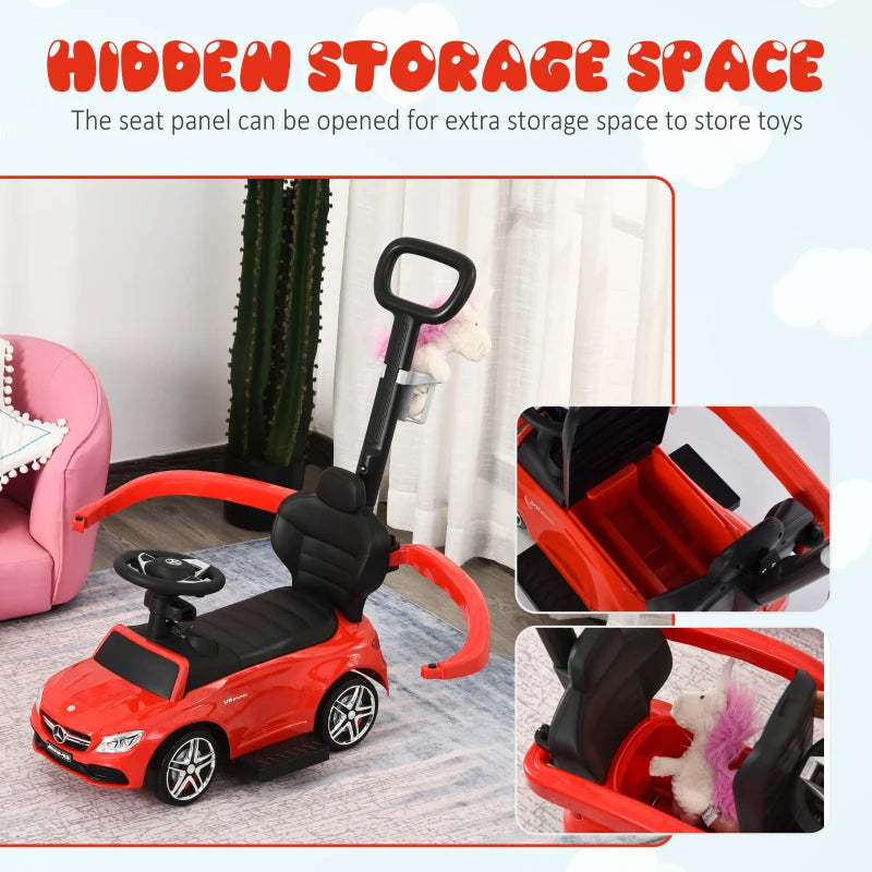 Licensed Mercedes-Benz Toddler Ride-On Push Car