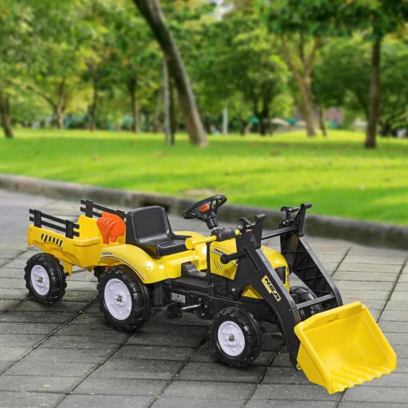 Kids Pedal Go Kart Excavator