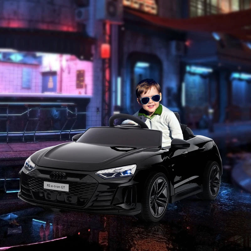 Audi 12V Kids Ride-On Car with Remote, Lights, Music