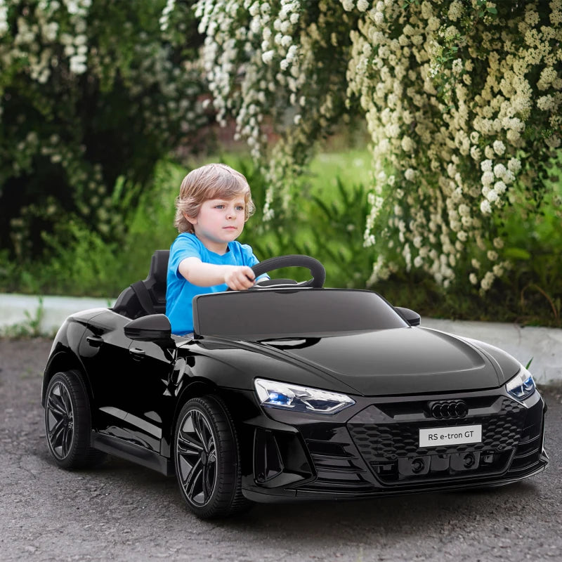 Audi 12V Kids Ride-On Car with Remote, Lights, Music