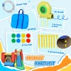 6-in-1 Kids Bouncy Castle with Slide, Pool & Blower