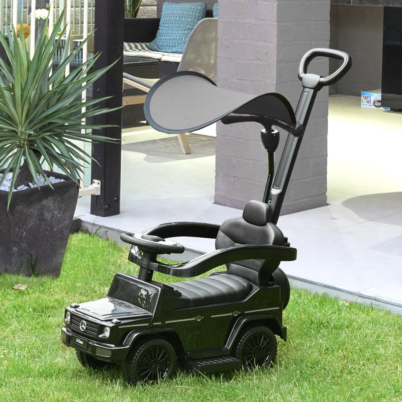 3-in-1 Kids Ride-On Push Car Walker with Horn & Steering