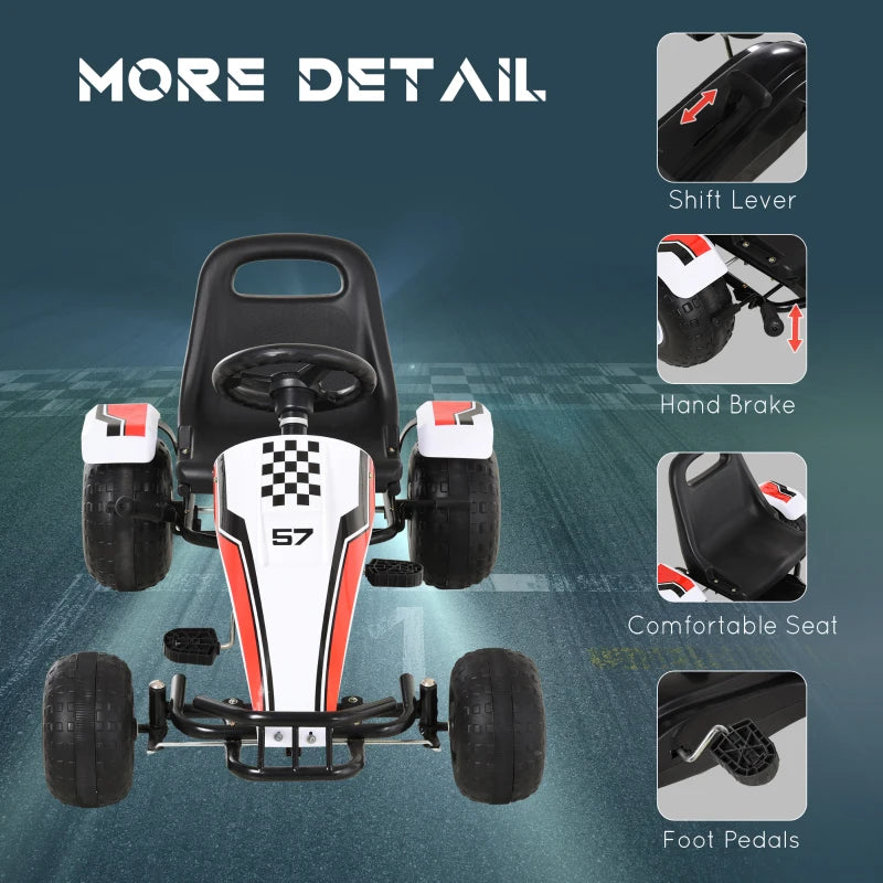 Kids Adjustable Seat Pedal Go-Kart
