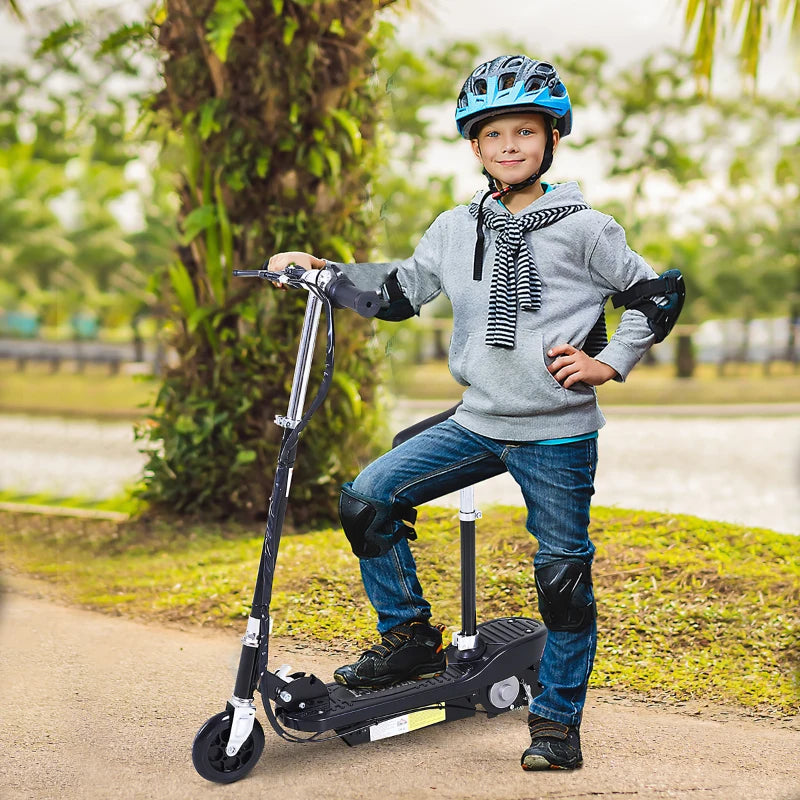 Kids' Outdoor Ride-On Scooter: 120W Motor, 2x12V Battery