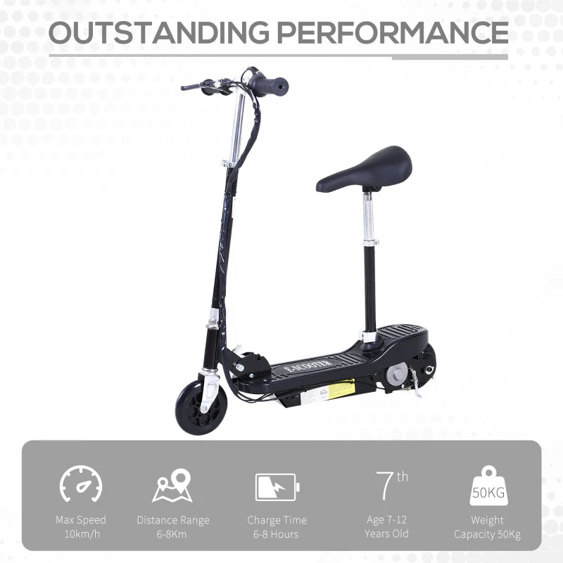 Kids' Outdoor Ride-On Scooter: 120W Motor, 2x12V Battery
