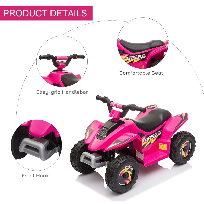 6V Electric Ride-On ATV Toy Quad: Forward/Reverse