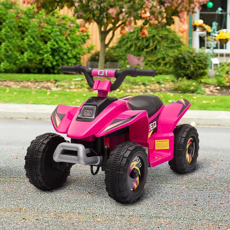6V Electric Ride-On ATV Toy Quad: Forward/Reverse