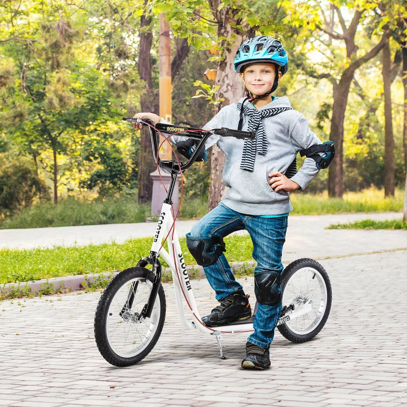Adjustable Height Kick Scooters for Kids, Dual Brakes