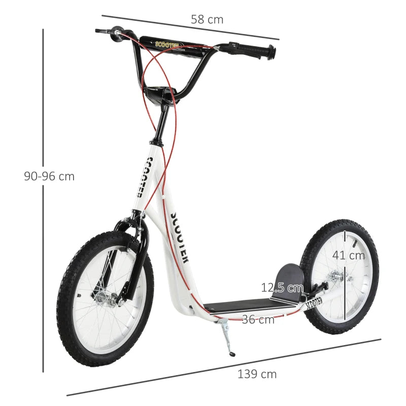 Adjustable Height Kick Scooters for Kids, Dual Brakes