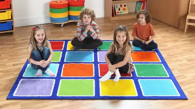 Rainbow Placement Rug